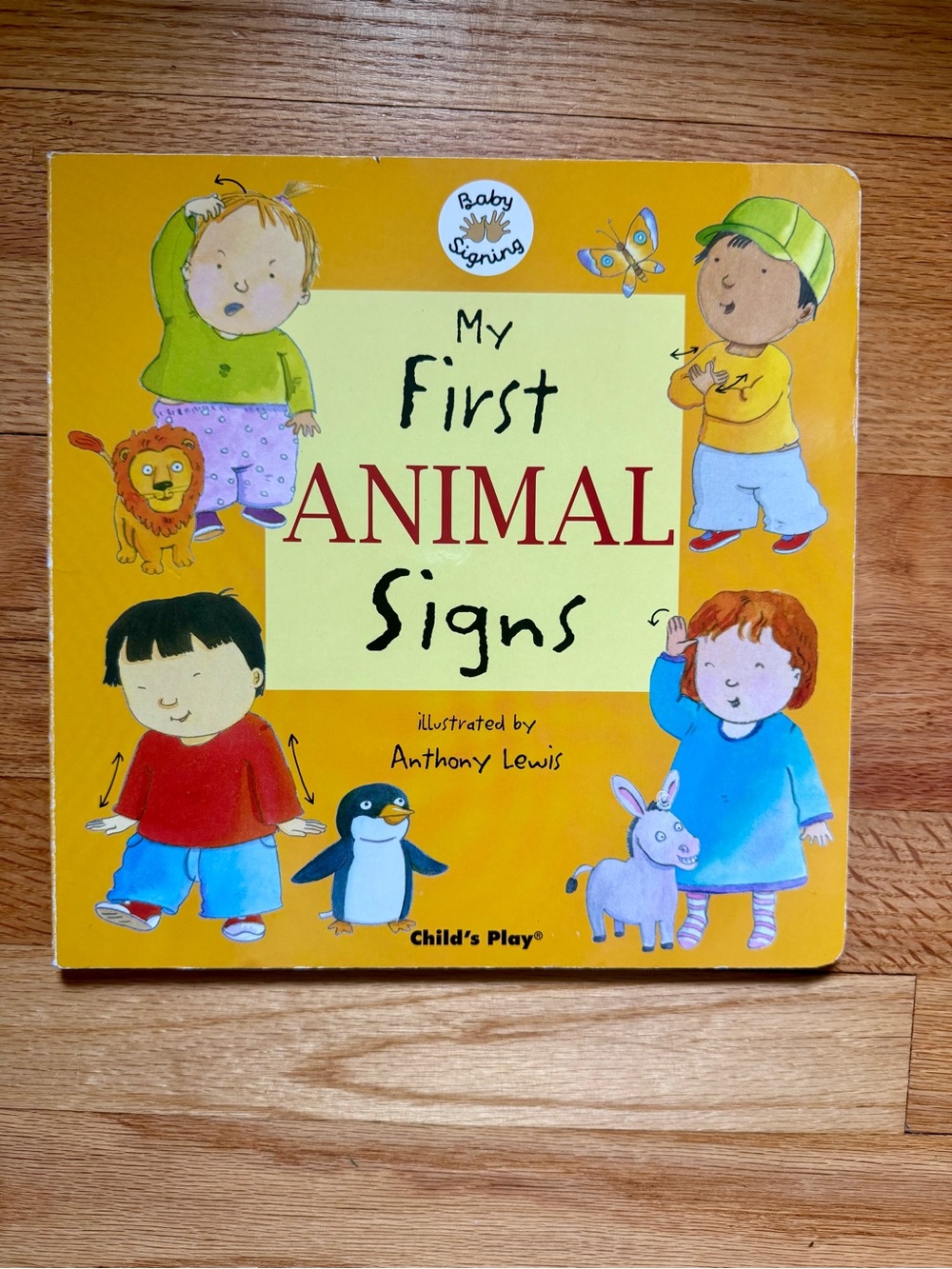 Child's Play My First Animal Signs Board Book - Yellow Cover